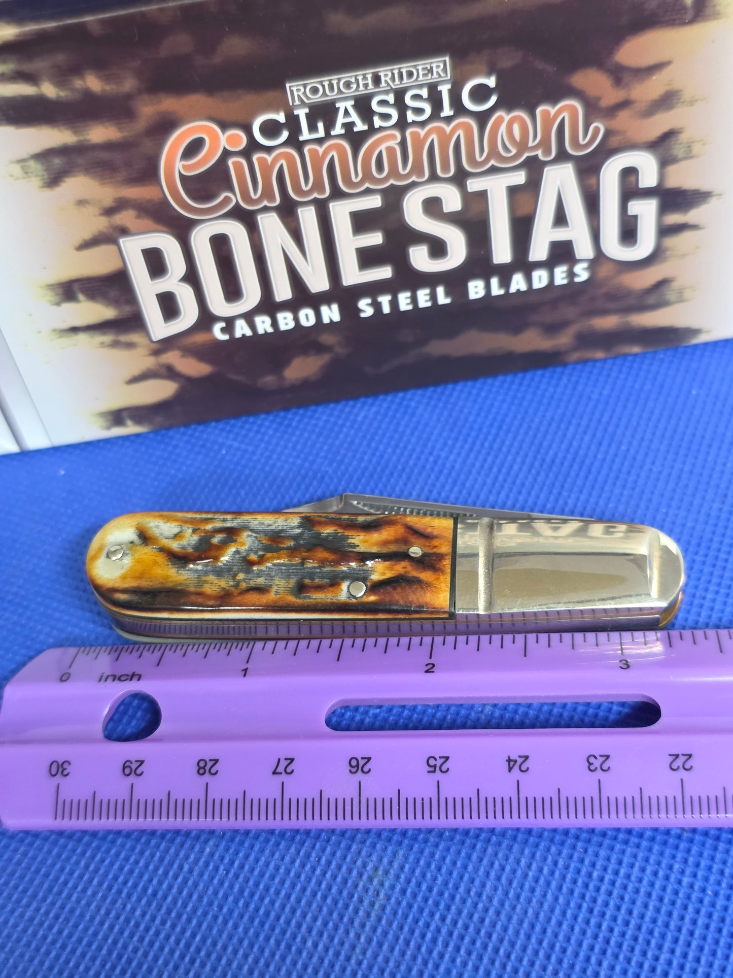 Rough Ryder Classic Cinnamon Stag Barlow Carbon Steel RR2429