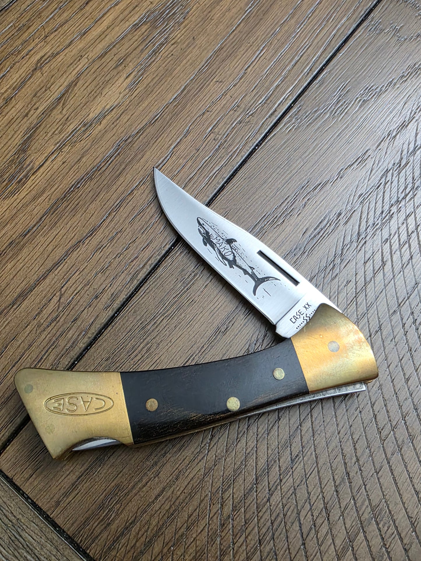 1981 Case XX Mako Wood Handles Unused 9 Dot