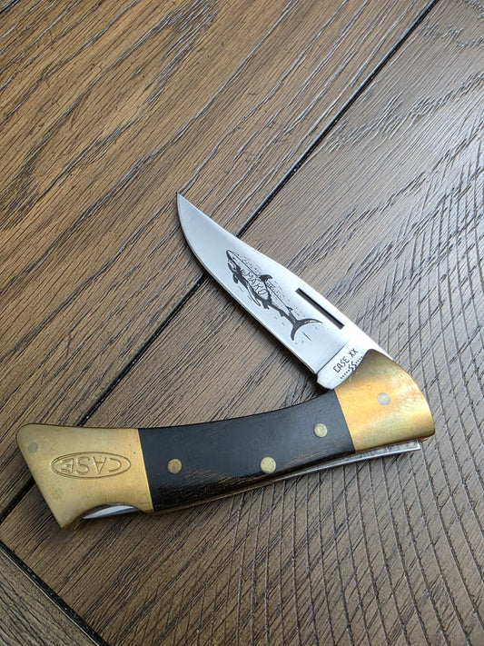 1981 Case XX Mako Wood Handles Unused 9 Dot