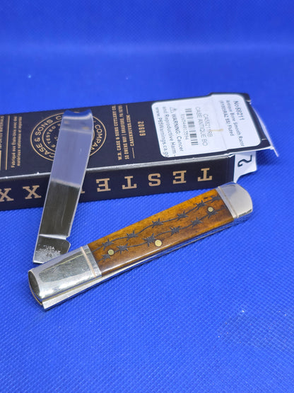 2024 Case XX Razor Magicians Rattlesnake Barbed Wire Jig SMKW Exclusive Discontinued Knife 58211RB