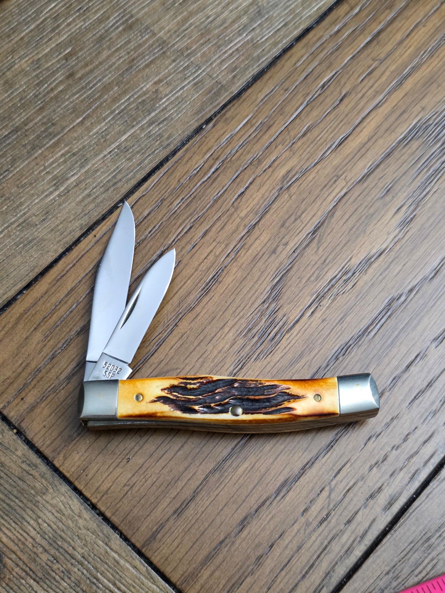 1984 Case XX 62032 Texas Jack Genuine Stag Handles