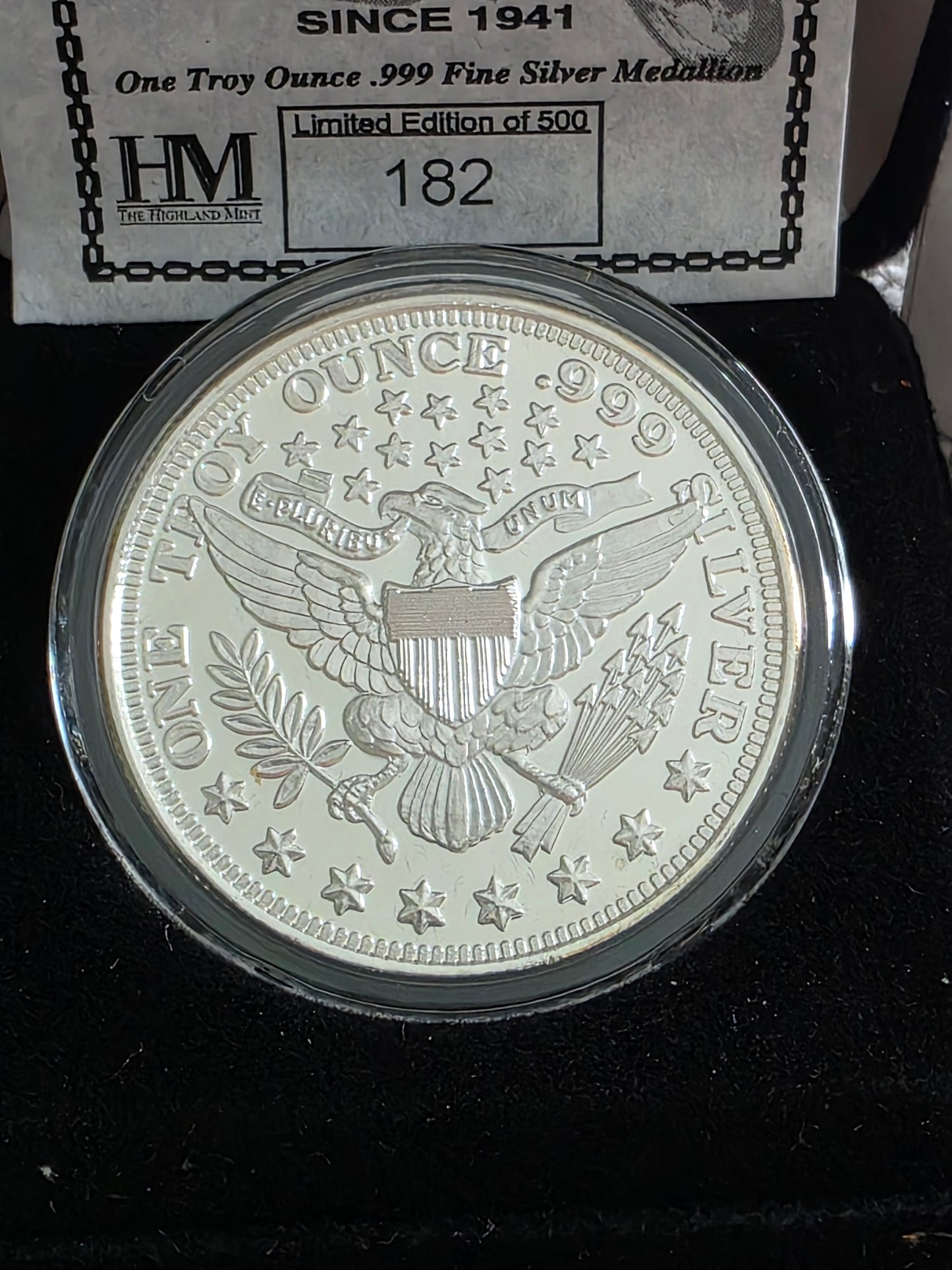 2005 Biketoberfest Humphreys & Son 1oz silver medallion 1 of 500