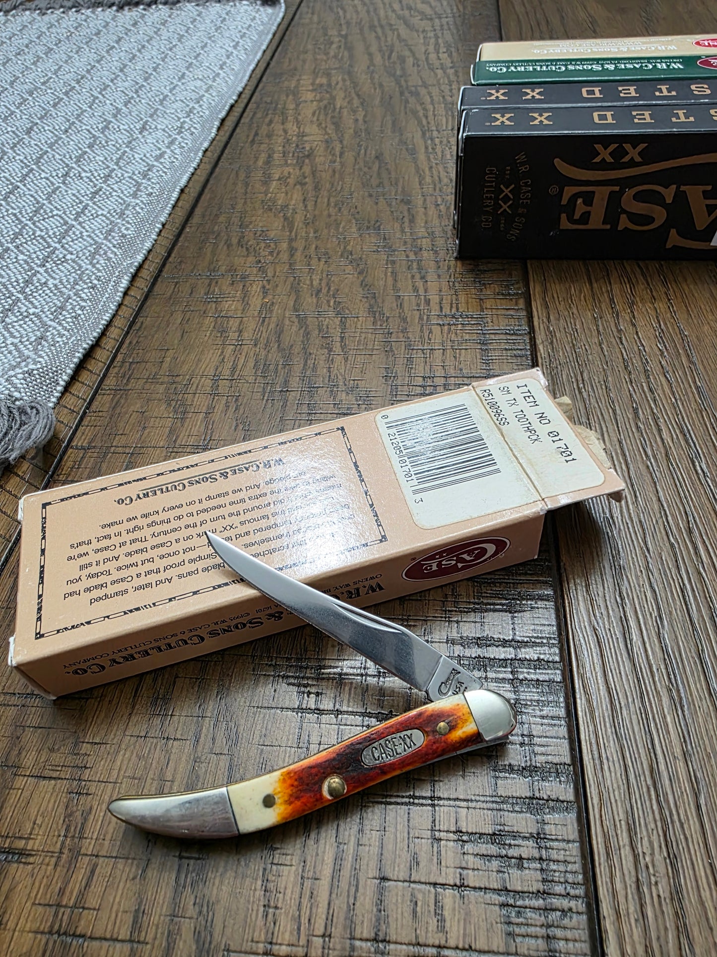 1996 Case XX RED STAG Toothpick R510096 NIB - 01701