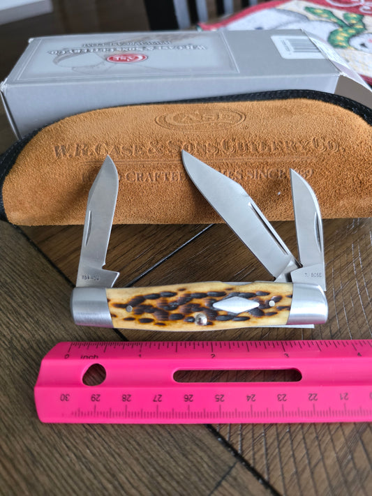 2015 Case XX Tony Bose Cattle Knife Chestnut Bone 07223 154CM