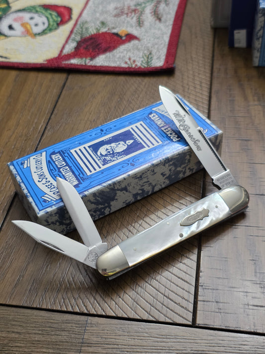 1991 Case XX Classic 83091 Mother of Pearl Cigar Whittler with Etch