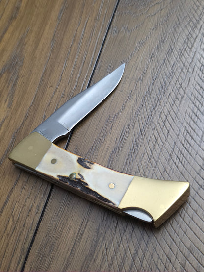 1981 Case XX Stag Handle Hammerhead Lockback - NO SHEATH