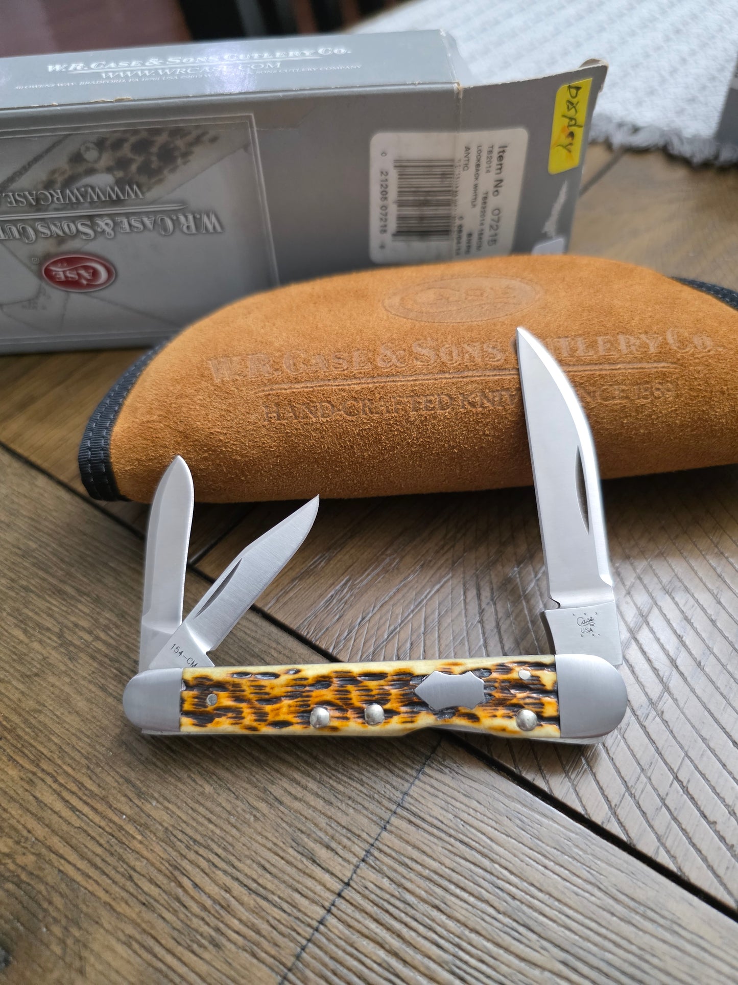 2014 Case XX Tony Bose Lockback Whittler Antique Bone 154CM - 07215