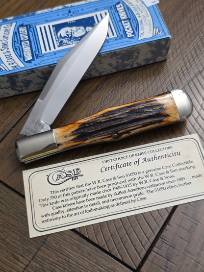 1991 Case XX Classic 51050 Large Coke Bottle with Stag Handle 1 of 750