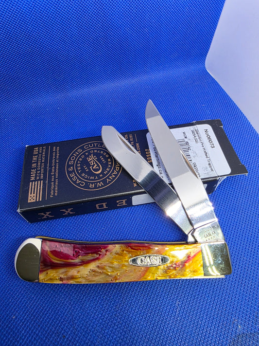 Case XX Corelon Trapper with Sun Dance Handles  - 6073-SD