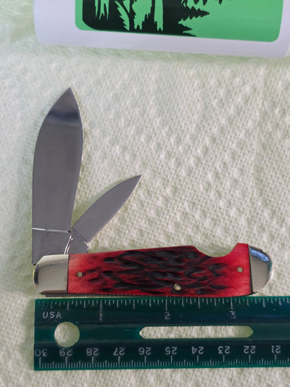 Kilby Tradition - Flop Eared Jack - Red Bone jigged Handle- KT-35RBJ