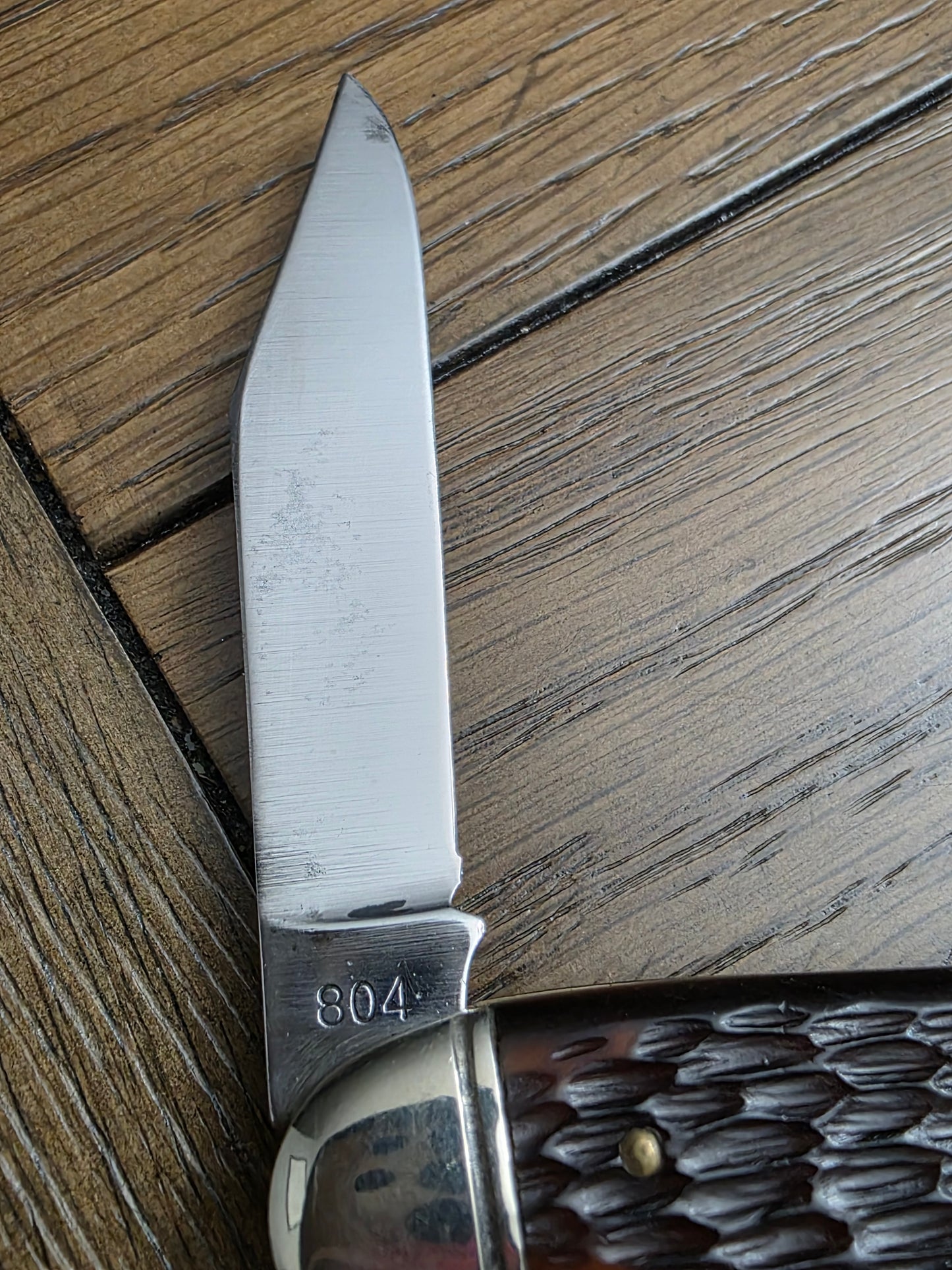 Schrade Walden 804 Big Whittler Jigged Delrin 3 Blade