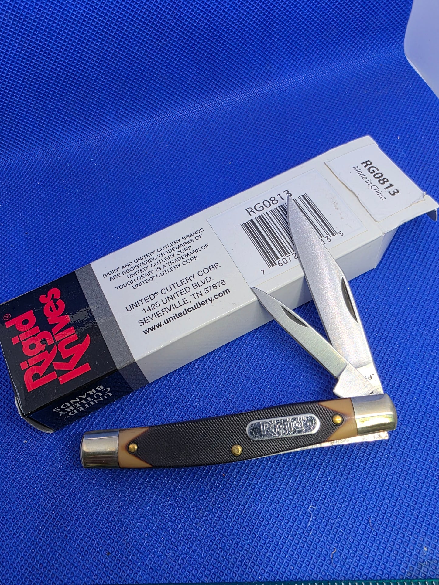 Rigid Texas Jack Brown Sawcut Delrin Handles NIB RG0813