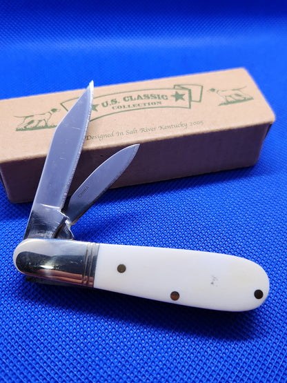 US Classic Small Barlow with Smooth Bone Handles