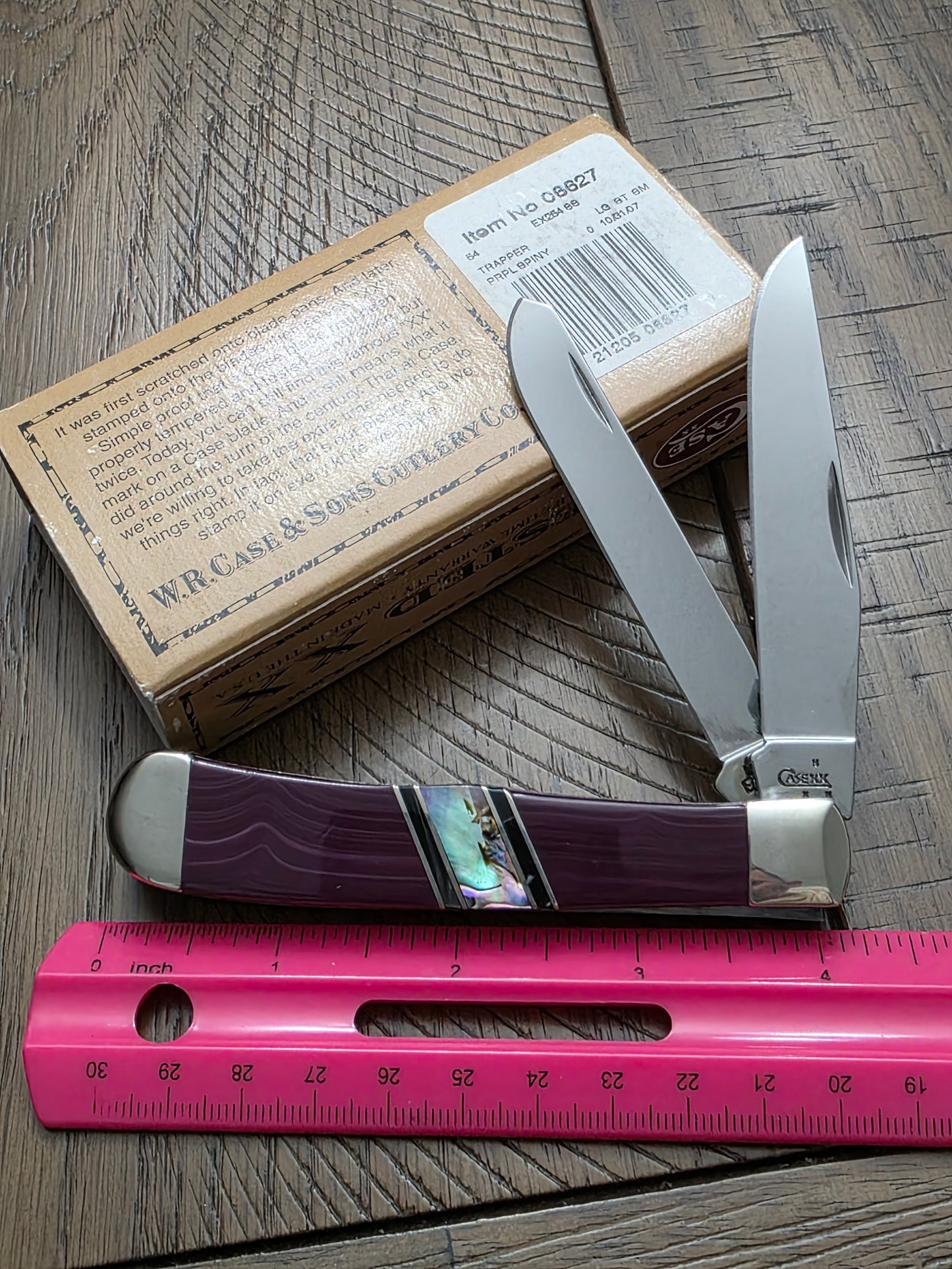 2007 Case XX Purple Spiny Oyster Trapper ex254 _ 06627