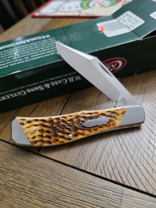 2008 Case XX Tony Bose Hunter Arkansas Antique Jig Bone 07162