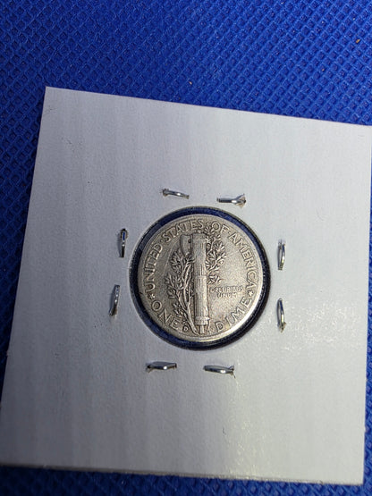 1942 D Mercury Dime Double Die in Good Condition