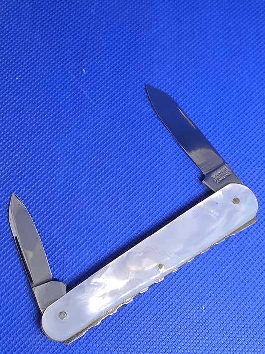 Sheffield England Gentleman's Pocket Knife Faux Mother of Pearl Handles