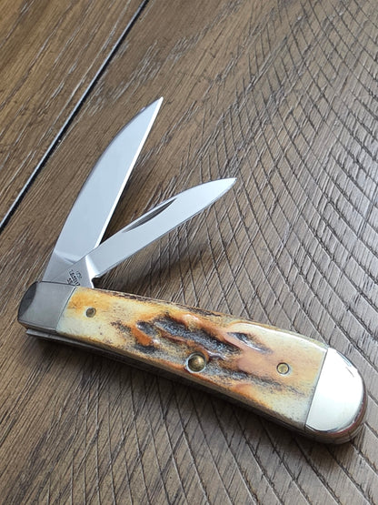 2008 Case XX Stag Sway Back Jack 2 Blade T.B.52117 NO BOX