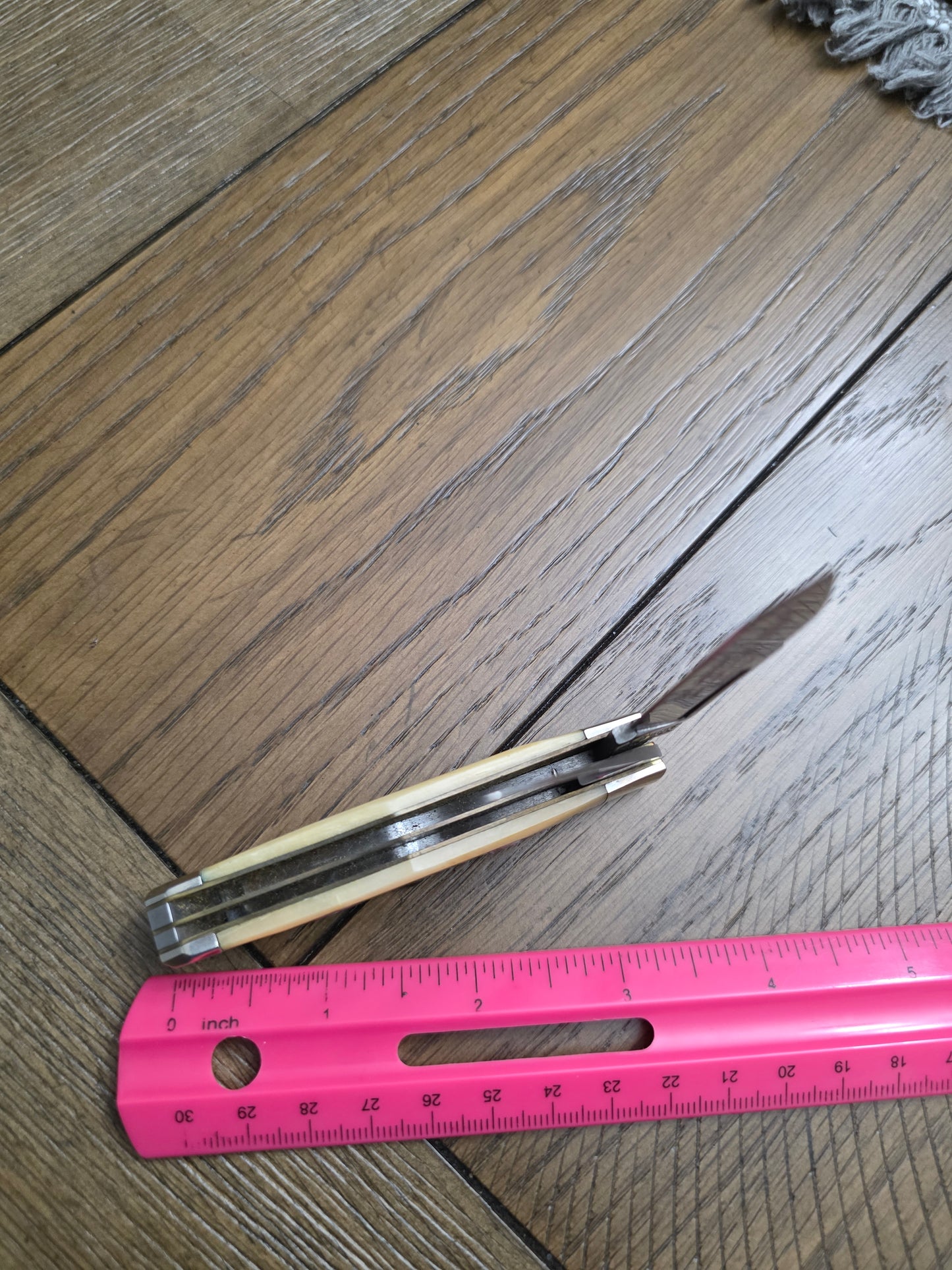 Cripple Creek Swell Center Jack Bone Handle 1 of 25 AECA Knife 1992