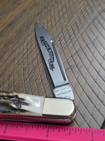 Parker Cut Co Japan - Stag Handle Whittler - First Monday Series