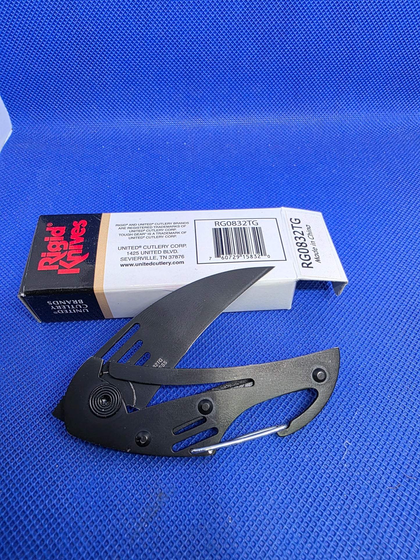 Rigid Tough Gear - Wharncliffe Frame lock - Skelton Handle - RG0832TG