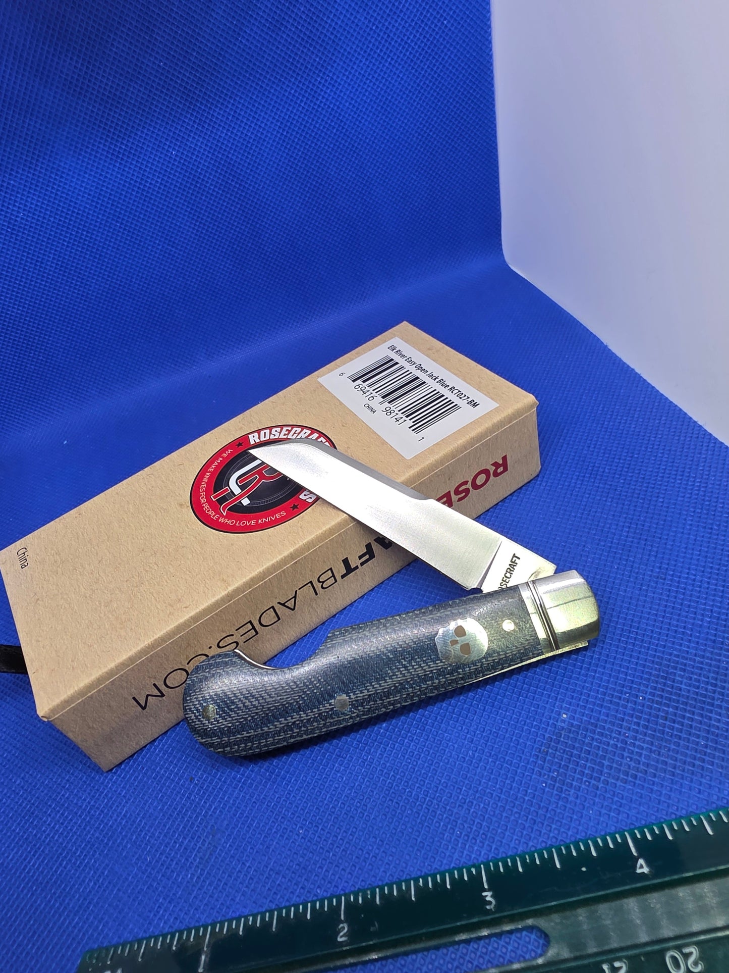 Rosecraft - Elk River Open Jack Blue - RCT027-BM