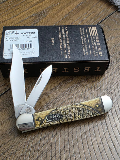 2022 Case XX NWTF 22 Copperhead  SN215 NIB