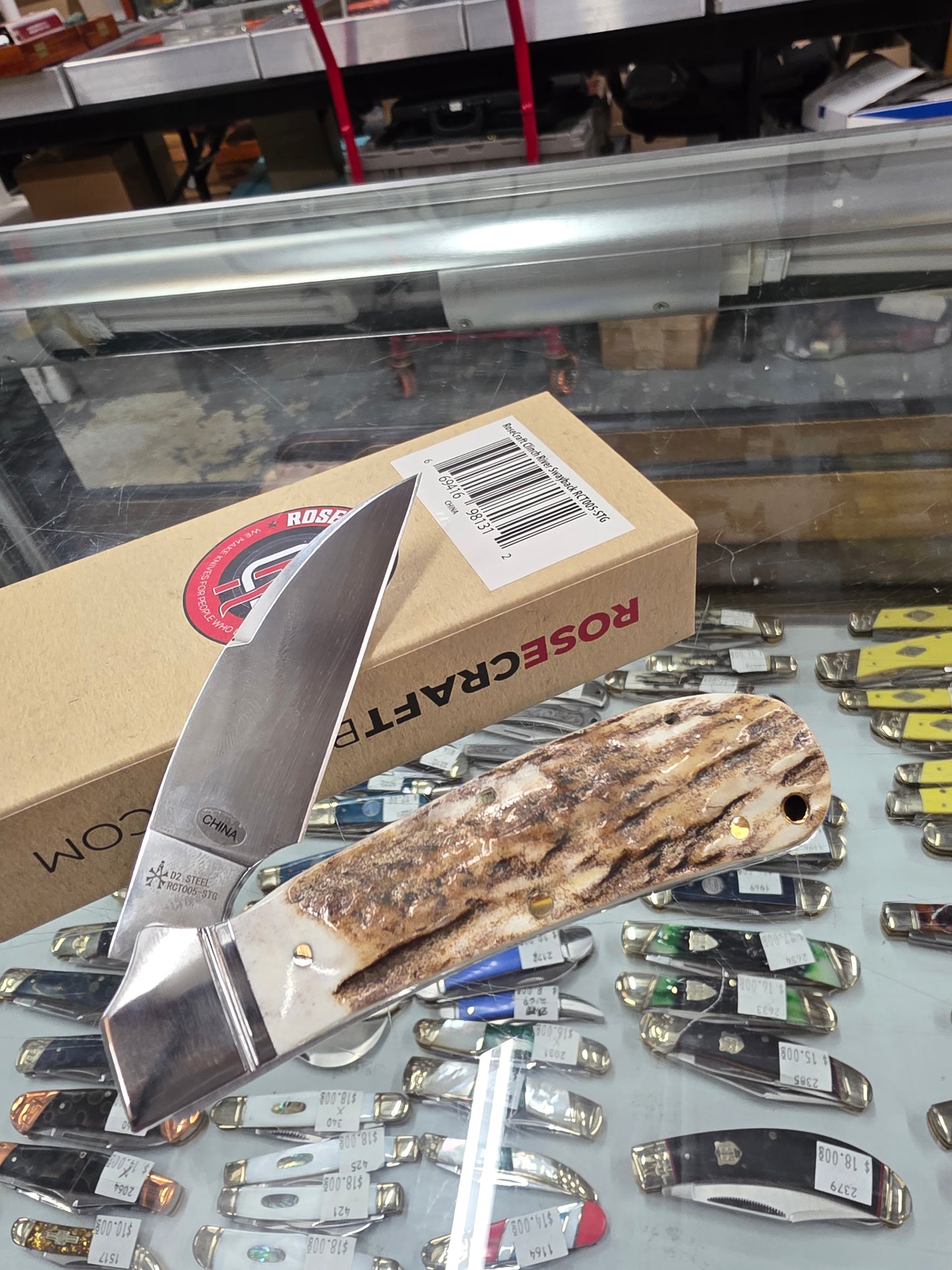 RoseCraft Blades Clinch River Swayback Stag - RCT005-STG