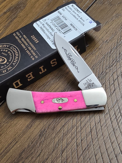 2025 Case XX Lady Case Bubba Gum Pink Lockback 22937 NIB