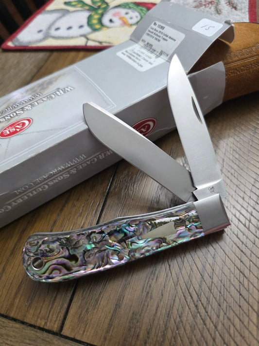 2019 Case XX Tony Bose Smooth Bullnose Trapper Abalone 10365