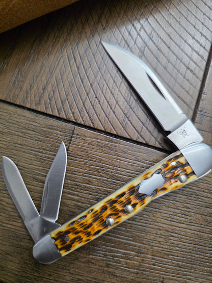 2014 Case XX Tony Bose Lockback Whittler Antique Bone 154CM - 07215