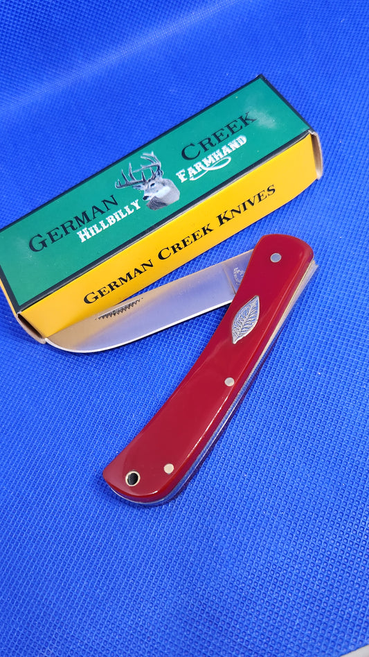 The Hillbilly Farmhand - Crimson Red Synthetic Handles - GCFH037RD