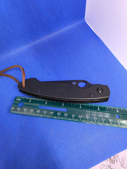 Spyderco Military 2 - Plain Black Linerlock - CPMS30V - Lightly Used