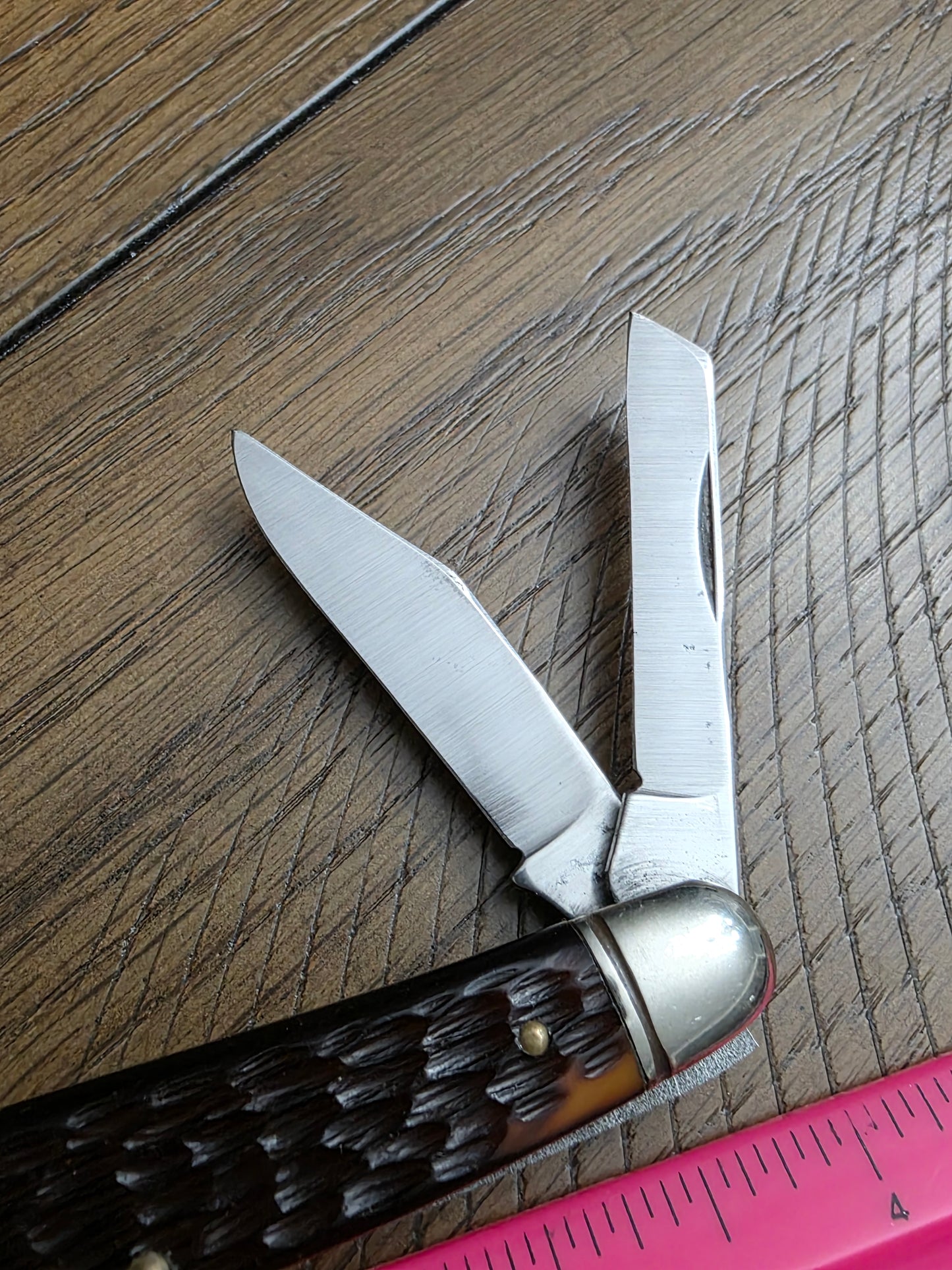 Schrade Walden 804 Big Whittler Jigged Delrin 3 Blade