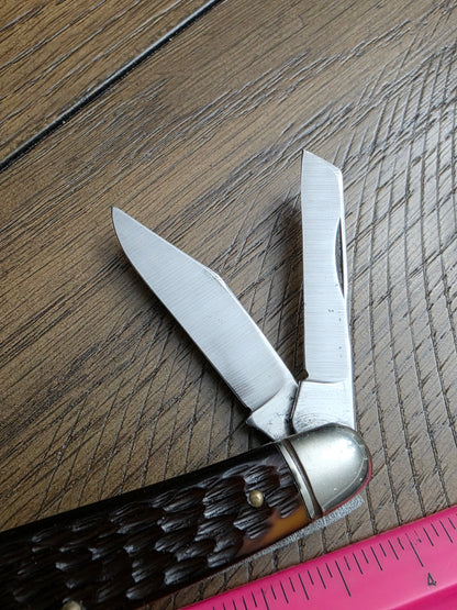 Schrade Walden 804 Big Whittler Jigged Delrin 3 Blade