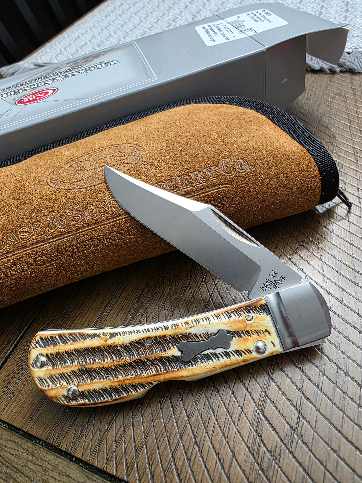 2020 Case XX Lanny's Clip Bonestag Handles 08835 NIB