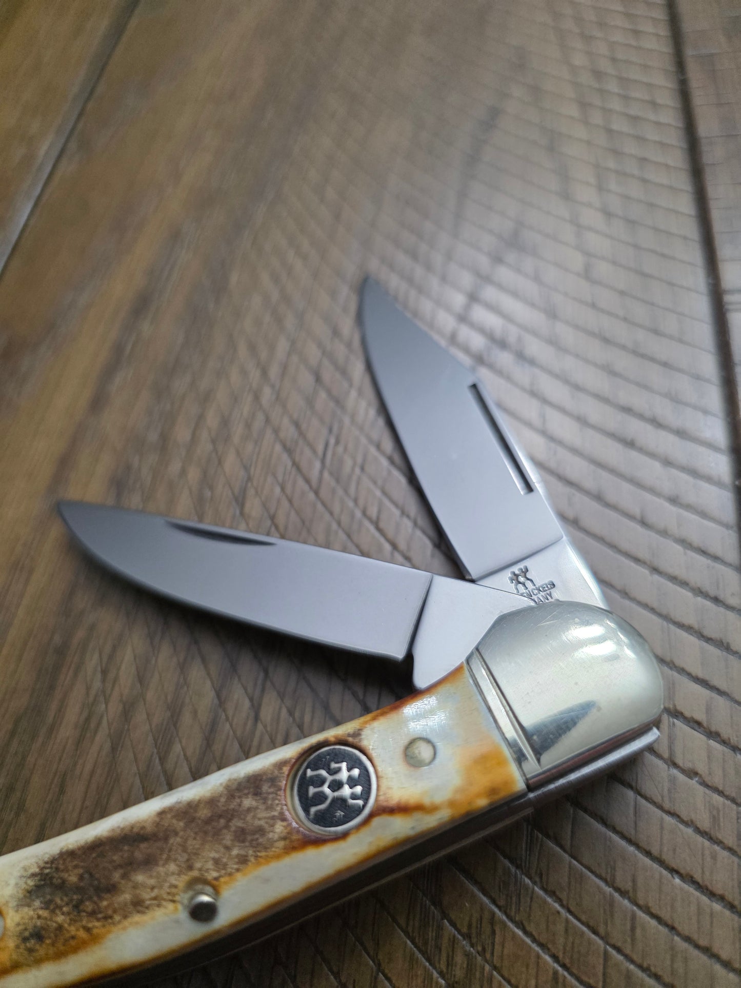 J.A. Henckels Stag Handle Copperhead German Made Unused Condition