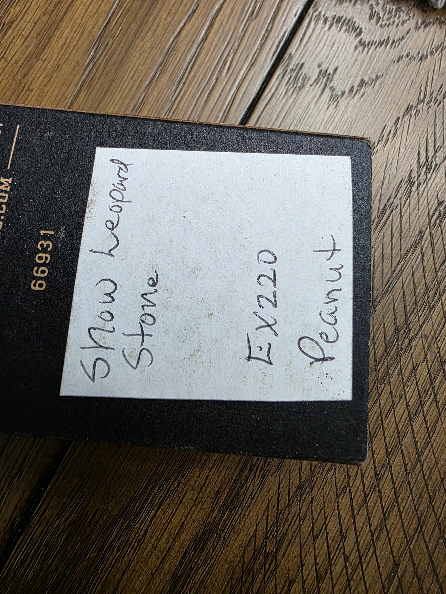 2007 Case XX Snow Leopard Stone EX220 Case Exotic Series