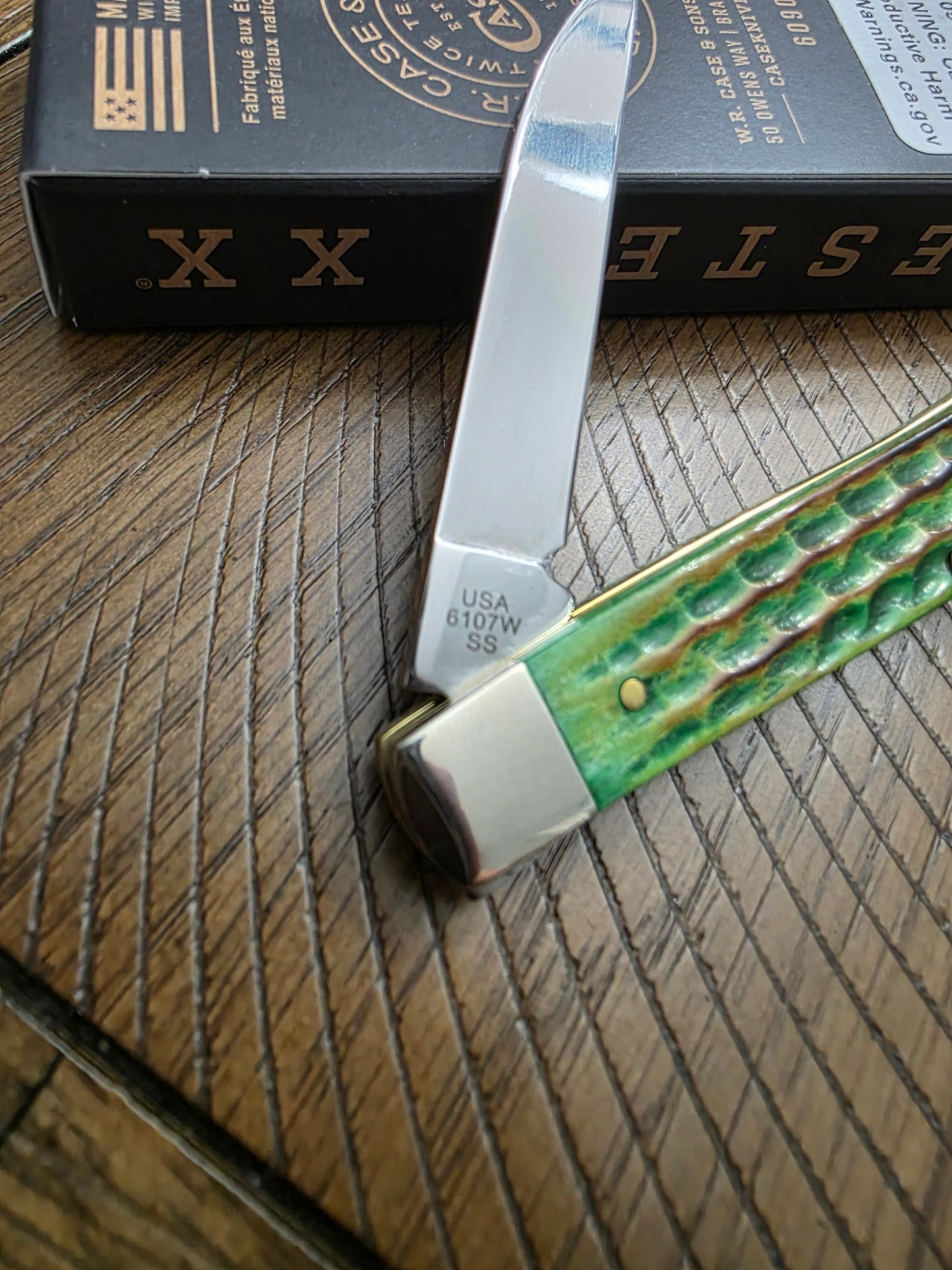 2024 Case XX Lizard Skin Mini Trapper Single Blade 6107w 22852