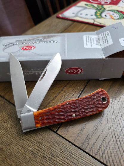 2019 Case XX Tony Bose Standard Bullnose Trapper Chestnut Bone 10363