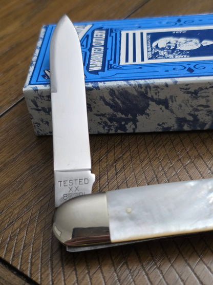 1991 Case XX Classic 83091 Mother of Pearl Cigar Whittler with Etch