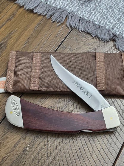 1983 Case XX PRO-LOCK I Rosewood Handle New Grind Blade 7 Dot 5.25"