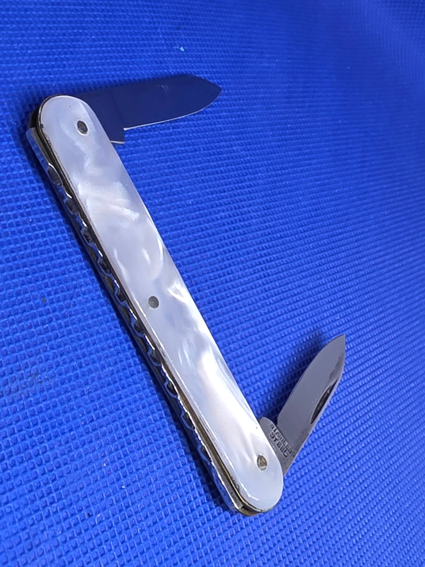 Sheffield England Gentleman's Pocket Knife Faux Mother of Pearl Handles