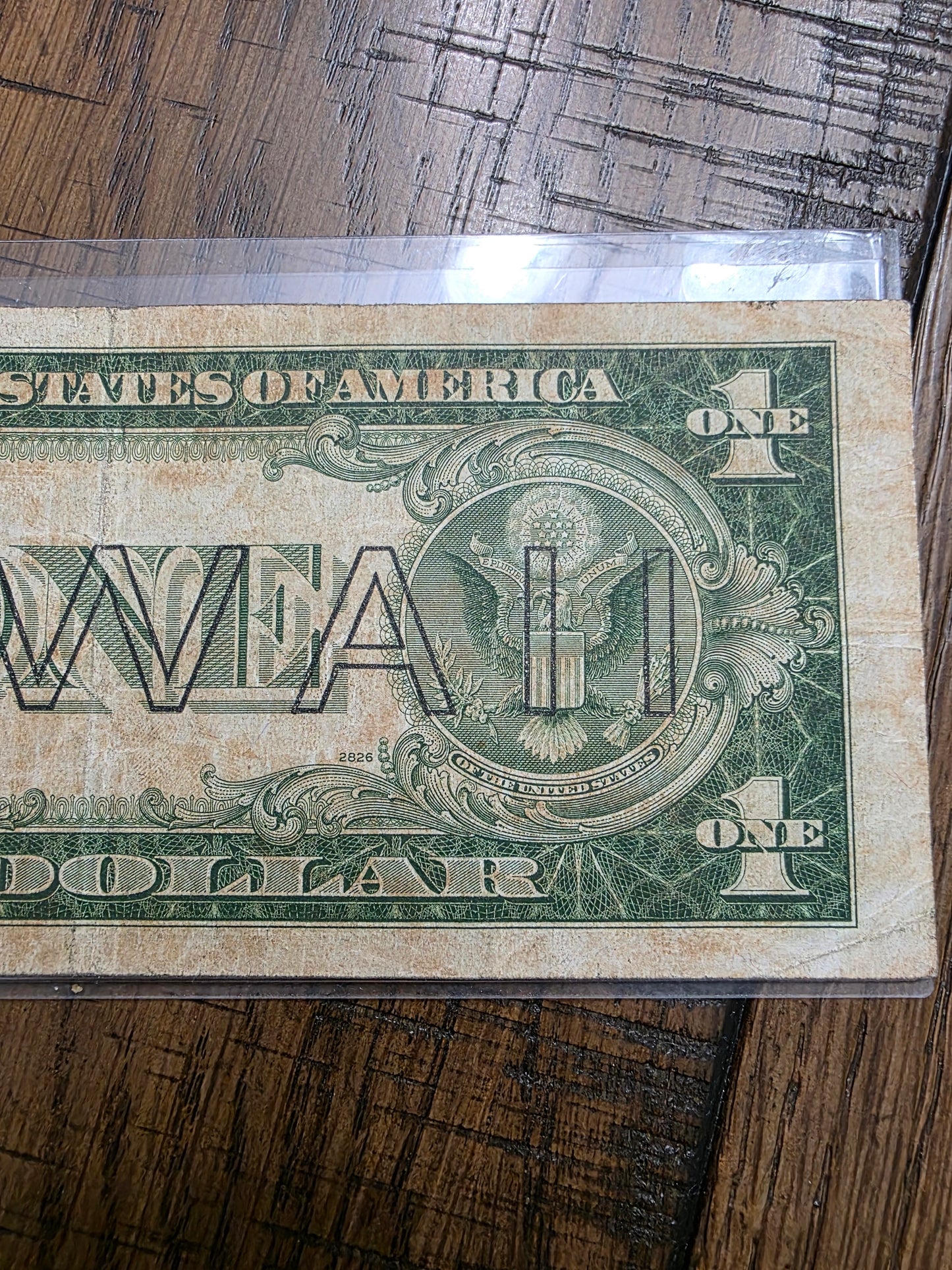 1935 A Series $1 Red Seal Emergency Fund Hawaii STAR NOTE