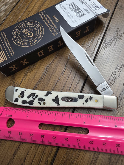2025 Case XX Cow Print Slim Line Trapper 227263 Exclusive