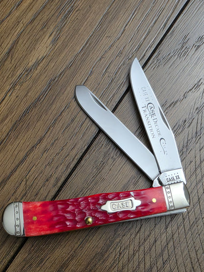 2020 Case XX Red Bone Trapper Decade Transition Knife