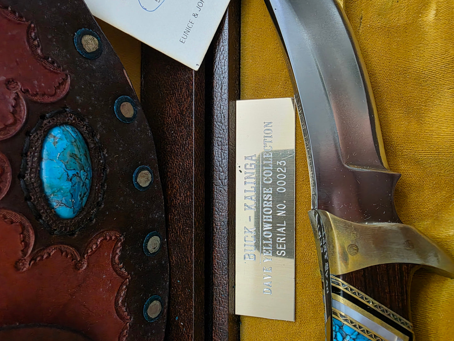 1972-1986 Buck Kalinga Yellowhorse Custom with display box #23