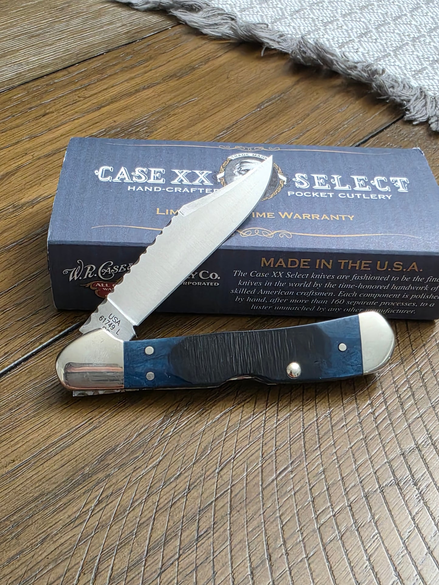 2010 Case XX Select Mini CopperLock Mediterranean Blue 05376 NIB