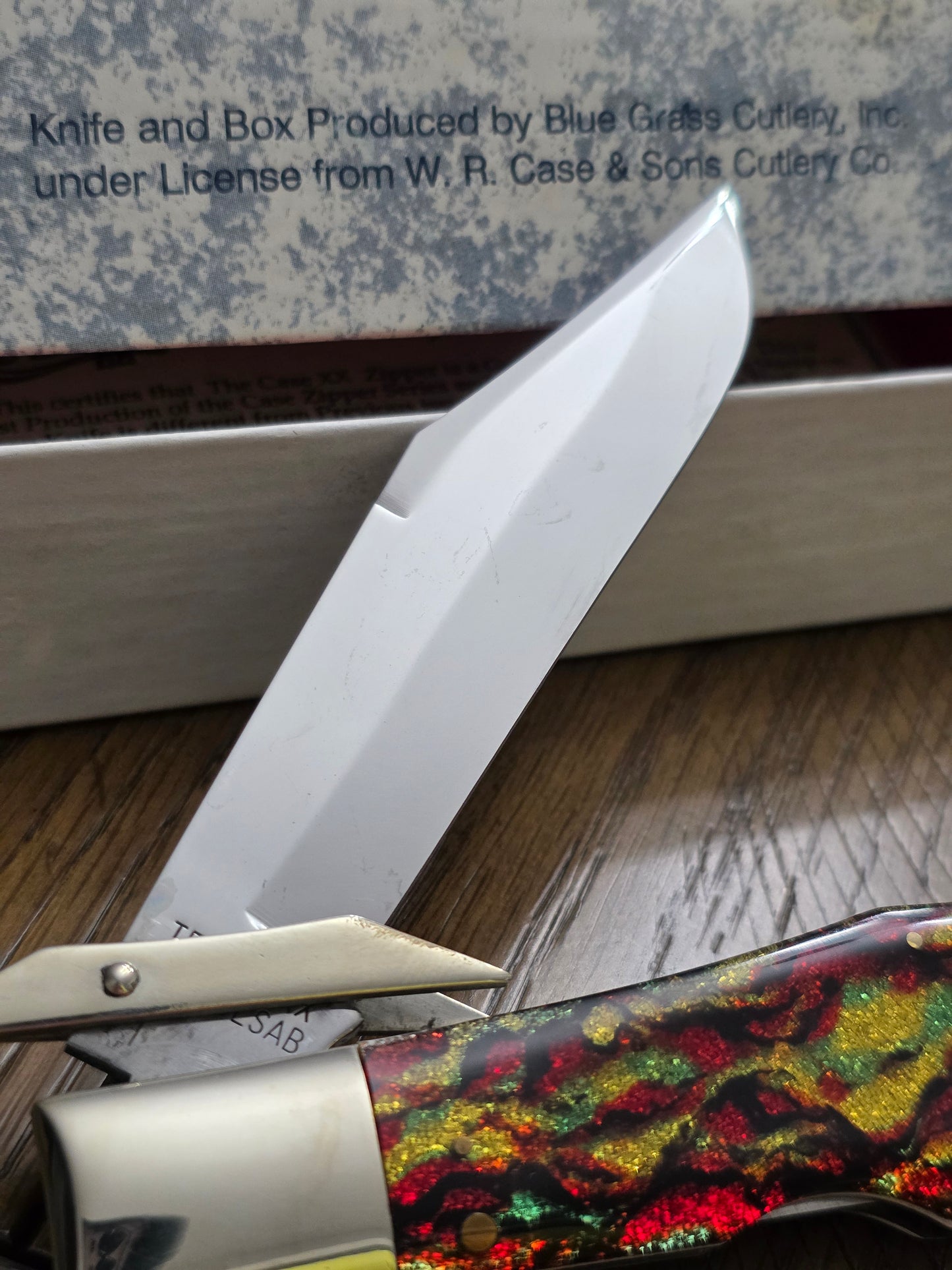 1991 Case XX Classic Case's Zipper Christmas Tree Handle CT71050 LSAB