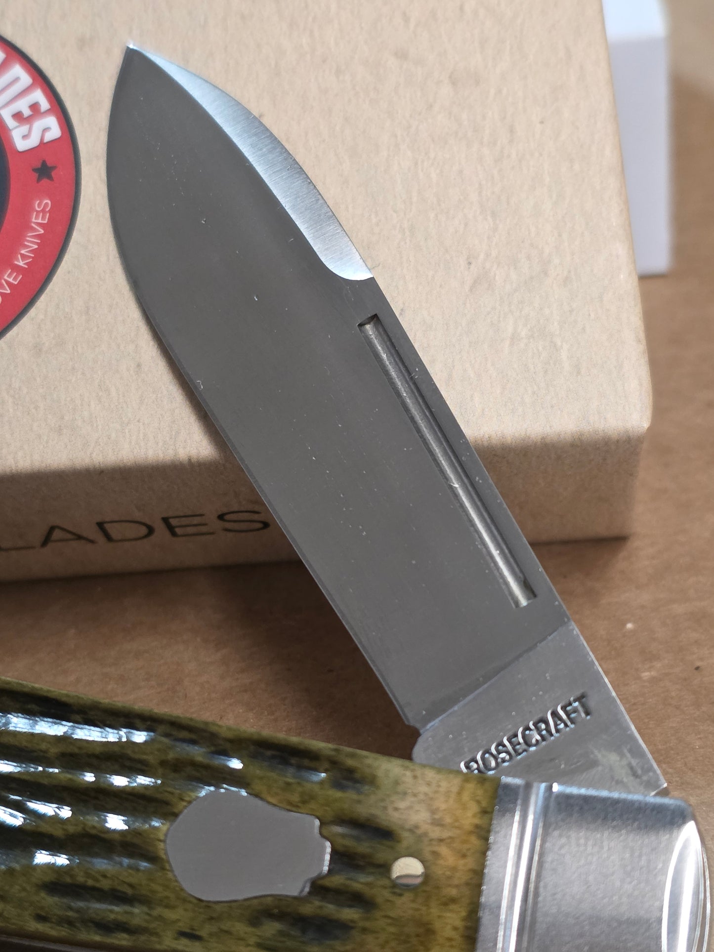 RoseCraft - Nolichucky Jack Vintage Jig Bone Handle - RCT011-VJB